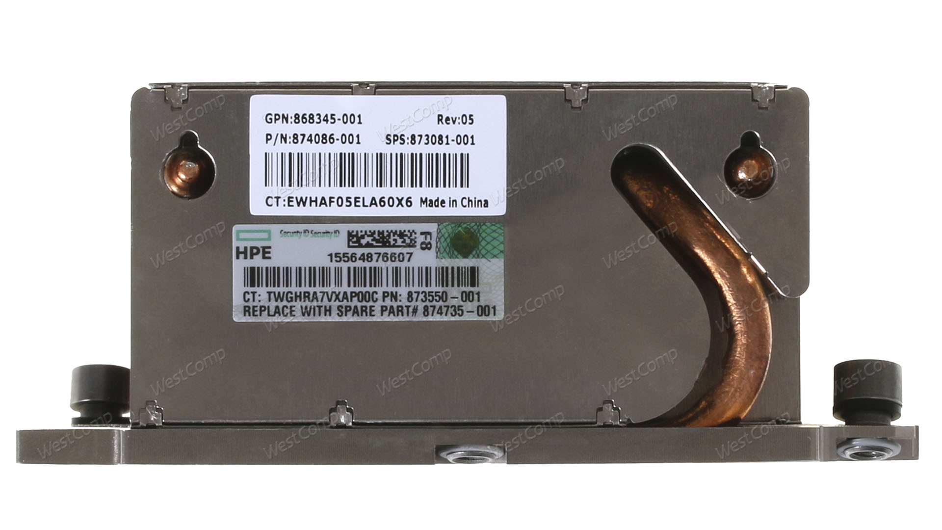  HPE Synergy 480 Gen10 Front Standard Heatsink (873081-001) - фото 3