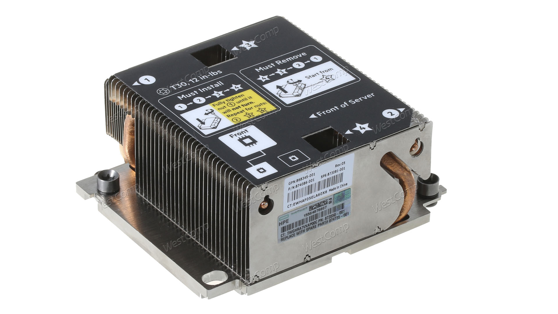  HPE Synergy 480 Gen10 Front Standard Heatsink (873081-001)