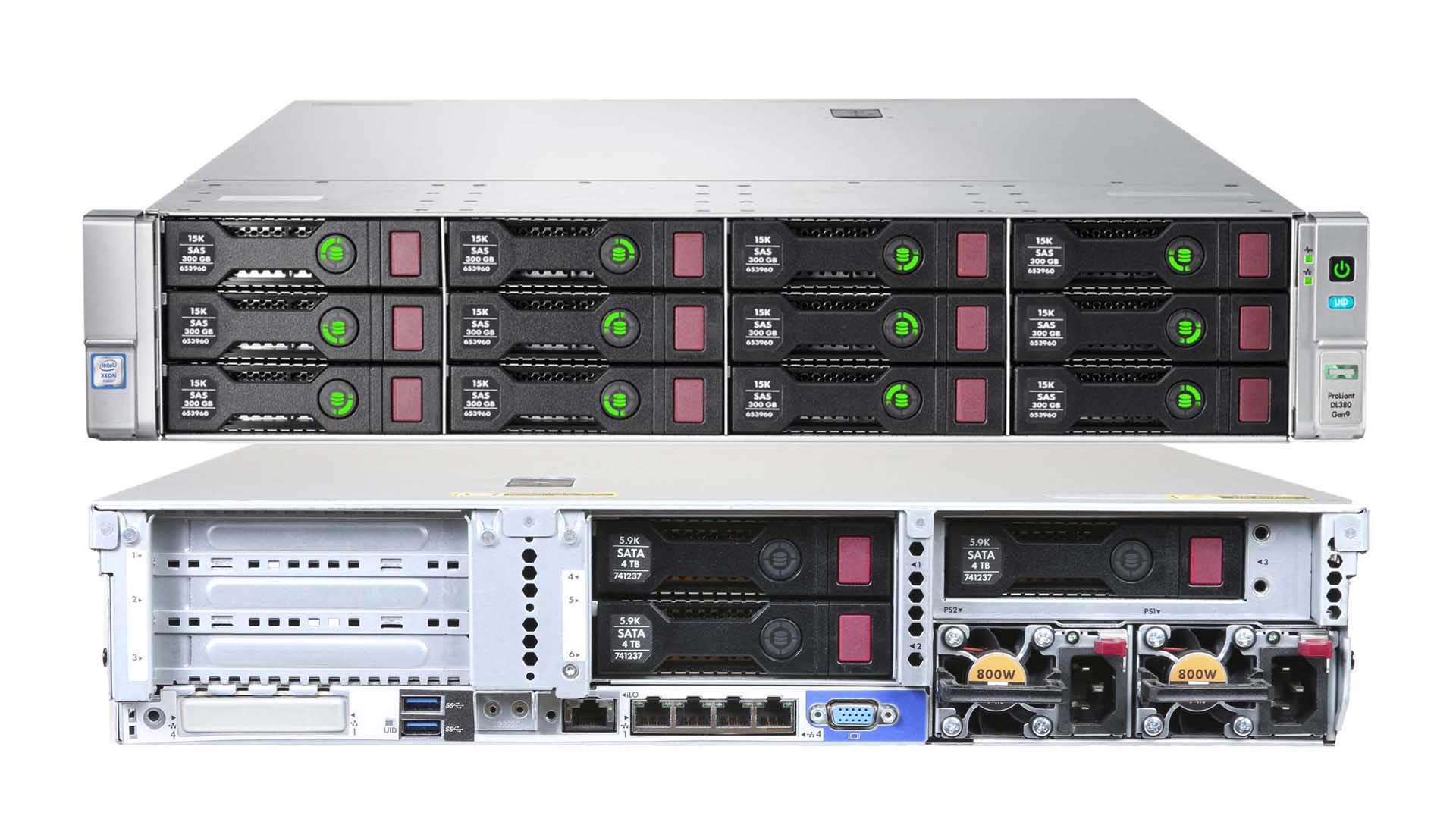 Конфигуратор HPE Proliant DL380 Gen9 15xLFF