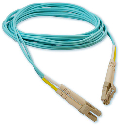 HP LC to LC Multi-mode OM3 2-Fiber 2.0m 1-Pack Fiber Optic Cable (AJ835A)