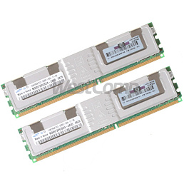 HP 2Gb (2x1024Mb) DDR2-667 FB-DIMM PC2-5300F ECC CL5 Registered Memory Kit (398706-551)