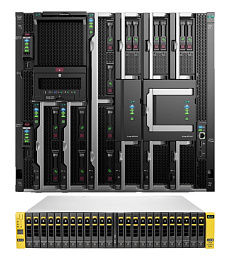 Synegy-Cloud-M (HPE Synergy 12000 Frame+ 3xHPE Synergy 680 Gen9 + 3PAR 8200 2n 24x3.84Tb SSD)