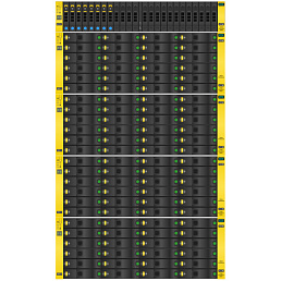 HPE 3PAR StoreServ 8400 2-node (8 x1.92Tb SSD+96х8Tb NL)