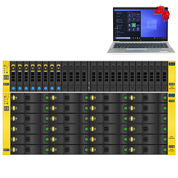 HPE 3PAR StoreServ 7400с 2-node (8x1.92Tb SSD+ 24х3TB NL)
