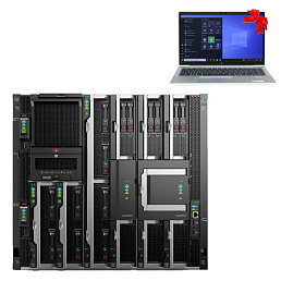 HPE Synergy 12000 Frame+ 6 x Synergy 620 Gen9 2xE7-8867v4/768Gb + 2xHPE Virtual Connect SE 40Gb F8