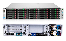 HP Proliant DL380p Gen8 25xSFF 2x2.4 GHz 12-Core Xeon E5-2695v2/512Gb PC3-14900/2x460W
