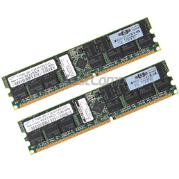 HP 4Gb (2x2GB) DDR-400 PC-3200 ECC CL3 Registered Memory Kit (373030-851)